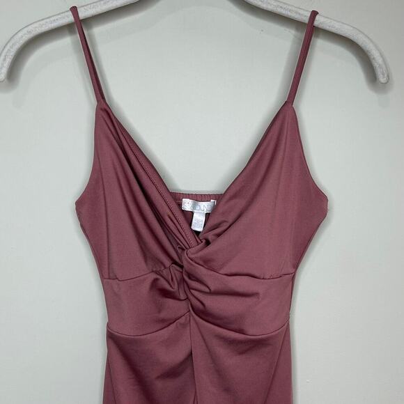 Abound Mauve Sleeveless Bodycon Mini Dress Size S - Picture 2 of 8